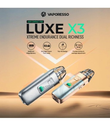 Vaporesso Luxe X3 Pod Mod Kit (2600mAh - 5ml) | ilksigaran