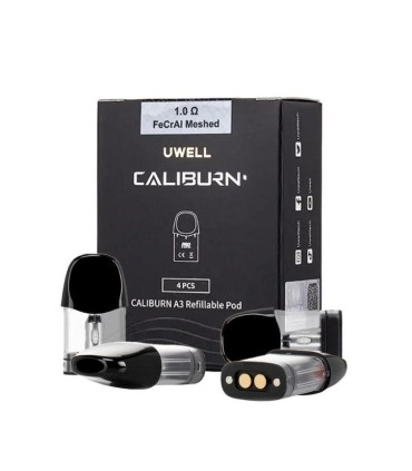 Uwell Caliburn A3S 1.0 Ohm Yedek Kartuş (4'lü Paket) - ilksigaran